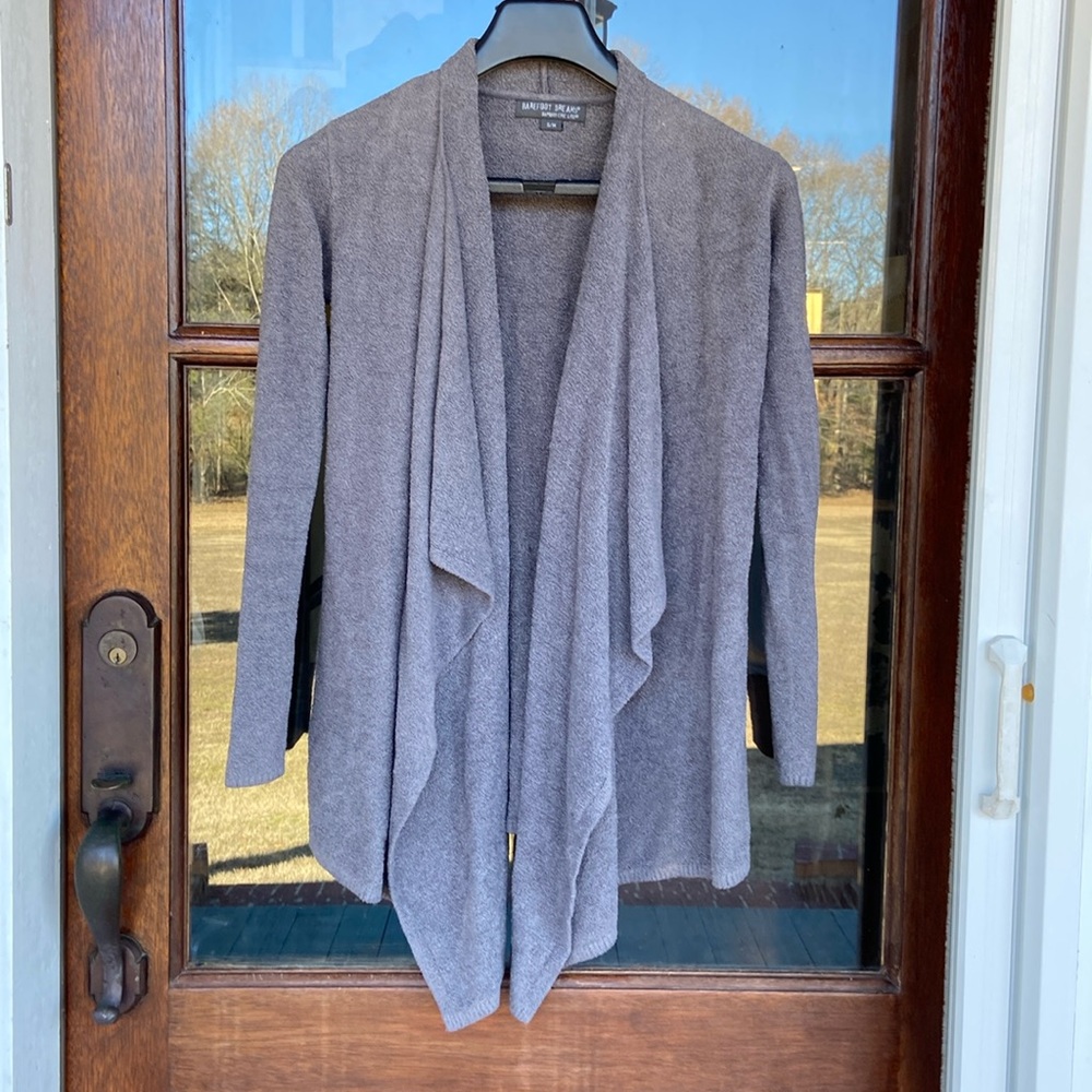 Barefoot Dreams bamboo chic lite‎ island wrap, gray. Size S/M